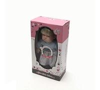 Tachan 781T00430 Poupée avec Corps Souple de 30 cm avec 12 Sons et Poils blonds