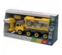 Tachan- Camión Policia Con Sonido Y Montaje Eléctrico, Radio Control, Color Azul (Cpa 7838027l)