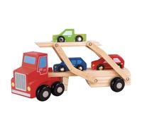 Tachan Camion Transporteur véhicule en Bois - Comprend 3 Voitures colorées (CPA Toy Group 795T00843)