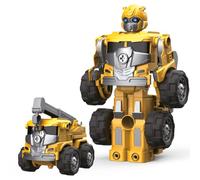 TACHAN CPA Toy Group 703T01027 Robot Transformable Robot 3 en 1 Jouet Transformable Jaune