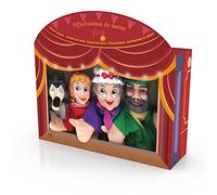 TACHAN CPA Toy Group 749T00538 Lot de 4 marionnettes pour Enfants Motif Petit Chaperon Rouge