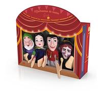 TACHAN CPA Toy Group 749T00539 Lot de 4 marionnettes pour Enfants Blanc Neige 30 cm