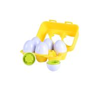 TACHAN CPA Toy Group 786T00745 Lot de 6 œufs à emboîter avec Formes et Couleurs
