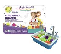 Tachan Évier pour Enfant avec Pompe à Eau, Bleu, Moyen (CPA 77877)