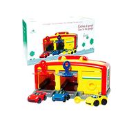 Tachan Garage With 3 Cars Multicolore 12-24 Months