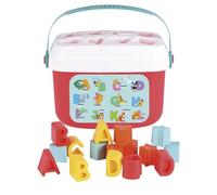 Tachan - Lettres, Couleurs et Formes emboîtables - Blocs pour Enfants empilables et emboîtables - Jouet pour bébés (CPA Toy Group 782T00833)