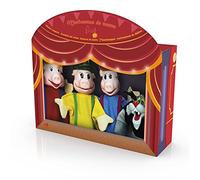 TACHAN - Lot de 4 marionnettes pour Enfants des 3 cochons - Jeu de marionnettes à Main - Comprend 4 Personnages de Contes pour Enfants - Dimensions de la marionnette 30 cm (CPA Toy Group 749T00540)