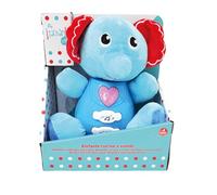 Tachan Peluche éléphant lumière et Son - Texture Douce et Douce - Boutons interactifs et Lumineux (CPA Toy Group 786T00718)