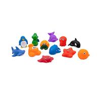 TACHAN - Sac 12 Figurines de Bain - Animaux Marins - Matériau Doux et Doux - Jouets pour Baignoire - Facile à Ranger et à Transporter (CPA Toy Group 756T00812)