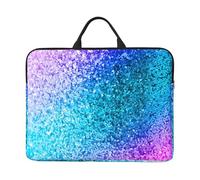 Tache de Paillettes Scintillantes,Housse pour Ordinateur Portable 14 Pouces, Sacoche pour Ordinateur Portable, Mallette avec poignée