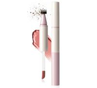 Tache de Rousseur 2-EN-1 avec Blush, Freckles Pen+ Blush Liquide, Fini naturel, Séchage Rapide et Résistant à L'eau, Crée un Maquillage Raffiné et Longue Tenue (03# Brun Grisâtre + Pêche Orangée)