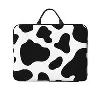 Tache de Vache,Housse pour Ordinateur Portable 14 Pouces, Sacoche pour Ordinateur Portable, Mallette avec poignée