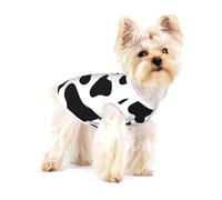 Tache de Vache,T-Shirt sans Manches en Coton pour Animaux de Compagnie, Gilet Respirant, Extensible et Doux,L