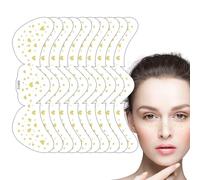 Taches de maquillage paillettes pour le visage, autocollants de paillettes pour le visage, décorations de visage de fête imperméables, autocollant de paillettes de maquillage 10X pour maquillage