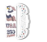 Taches de Rousseur Pailletées du 4 Juillet - Stickers Maquillage Drapeau Américain 11 Pièces,Maquillage Pailleté Rouge Blanc Bleu | Pour Hommes Femmes Fêtes Célébrations Événements
