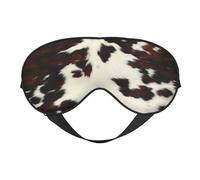Taches de vache, Couvre-yeux complets bloquant la lumière, masque pour les yeux, bandeau doux pour les yeux de nuit