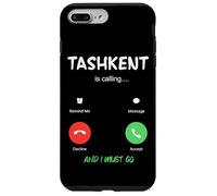 Tachkent Appelle et Je Dois partir en Ouzbékistan en Voyage Coque pour iPhone 7 Plus/8 Plus