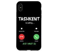 Tachkent Appelle et Je Dois partir en Ouzbékistan en Voyage Coque pour iPhone XS Max