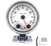 Tachymètre 3,75 pouces 0-8000 tr/min 7 couleurs rétro-éclairage pour véhicules 4/6/8 cylindres 12 V essence