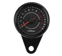 Tachymètre Compteur Compte-Tours Électronique Universel pour Moto 12 V CC Rétroéclairage Moteur Monocylindre 13000 TR/Min