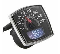 Tachymètre/compteur de vitesse numérique/analogique SIP 140 km/h 14.000 tr/min 20 fonctions Noir