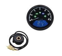 Tachymètre Compteur Vitesse Compteur De Vitesse Universel pour Moto, Tachymètre 1-4 Cylindres, Jauge De Moto, Indicateur Numérique 12000RMP, Accessoires De Moto