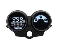 Tachymètre Compteur Vitesse Compteur Vitesse Moto Jauge Kilométrage Jauge Carburant MPH KMH Affichage Numérique pour CG125 Année 2000 À 2008 Fan 125 Titan 125, Tableau Bord A