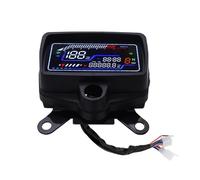 Tachymètre Compteur Vitesse pour CG125 Compteur De Vitesse Numérique De Moto Tachymètre Ensemble De Groupe De Compteur Kilométrique Jauge Compteur Kilométrique LED Compteur