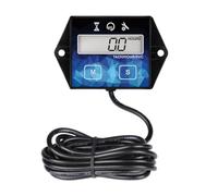 Tachymètre de petit moteur RileyFine, compteur d’heures numérique, jauge de régime pour tondeuse à gazon Tracteur de voiture Générateur Bateau Scooter Moto Compresseur d’air Nettoyeur haute pression
