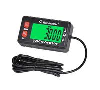 Tachymètre d'heures auto-alimenté numérique Runleader,rappel d'entretien,affichage rétroéclairé,batterie remplaçable pour tracteur de pelouse Générateur de fendeuse de bûches Compresseur (058A, RD)