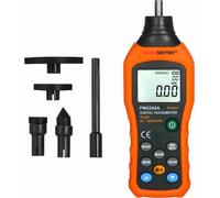 Tachymètre Haute Précision 50 à 19999RPM Ecran rétro-éclairé Portable Tachymètre numérique à contact pour moteur