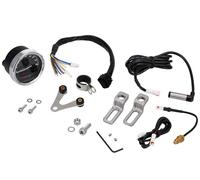 Tachymètre "Koso D60 TNT-05", anneau chromé