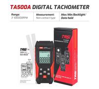 Tachymètre laser numérique, compteur 2 en 1, contact, Keepometro sans contact, rétroéclairage, interrupteur d'unité de vitesse, A500C, 3 ~ 100000 tr/min TA500B