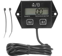 Tachymètre LCD pour motocyclette et camionnette, 2/4 traits, heure de moteur à essence, universel pour camionnettes