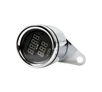 Tachymètre Moto 1pc Moto LED Tachymètre Voltmètre Numérique Tachymètre Jauge 12V Moto Métal Odomètre Compteur De Vitesse Accessoires Universels