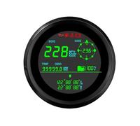 Tachymètre Moto Compteur De Vitesse Numérique Pour Moto 85 Mm, GPS Numérique, 0 À 299 Km/h, Mph, Nœuds, Compteur Kilométrique Journalier, COG, Jauge De Niveau De Carburant, Voltmètre