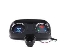 Tachymètre Numérique Compteur De Vitesse Universel pour Moto 12 V, Numérique, 7 Couleurs, Rétroéclairage, Jauge De Carburant, 12 V, Moto Brésil Titan pour 150 Ventilateur