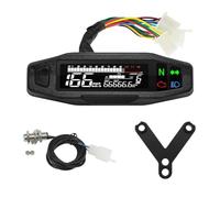 Tachymètre Numérique Compteur Vitesse Moto Universel Tableau Bord Moto Jauge D'huile Tachymètre Numériques Ensemble De Capteurs Kilométrique pour Russe pour KR200(Type V)