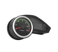 Tachymètre Numérique Dash Numérique Vitesse Speedoir À Moto Universel avec Carburant Compteur Taachomètre 12000 TR/Min pour Brésil pour GY200 pour Moto 12V(Type c)