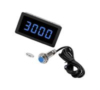 Tachymètre numérique de vitesse du moteur - Capteur Hall - Design à faible consommation - Montage facile pour une utilisation industrielle - Écran LCD pour moteurs