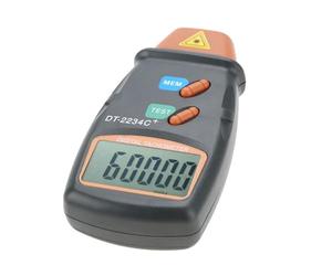Tachymètre Numérique, DT-2234C + Tachymètre Photo LCD Sans Mini-testeur de Tours/Minute Compteur, Plage Tachymétrique 2.5RPM-99.999RPM