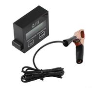 Tachymètre numérique inductif pour tronçonneuse, moto, tondeuse, avec remise à zéro automatique jusqu'à 10 000 heures et affichage clair