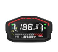 Tachymètre Numérique LCD Universel Pour Moto, Moteur Hors-bord Km/h, Compteur De Vitesse, Température Pour 2,4 Cylindres Jauge Tachymètre(Gauge without Sensor)