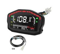 Tachymètre Numérique Tableau De Bord Digital Universel pour Moto Compteur De Vitesse Odomètre Compteur De Vitesse RPM pour 1/2/4 Cylindre pour Moto(Type v)