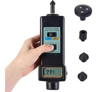 Tachymètre numérique, testeur de vitesse de photo contact portable avec sonde 4 pièces,photoélectrique 2,5-99 999 tr/min,mesure de la vitesse linéaire (m/min,pied/min),foret contact haute sensibilité