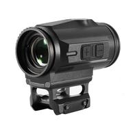 Tacitical Gen II 3X Prism Scope, AR-BDC4 Reticule, lentilles HD, vision nocturne, lunette de chasse réflex, compatible avec rail de 20 mm, noir