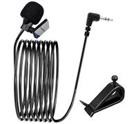 Tacitmeet Micro Voiture, Mini 3,5 mm Microphone Externe de Voiture, Micro Jack pour Unité Principale de Véhicule Voiture Bluetooth Activé Radio Stéréo GPS DVD, Plug and Play