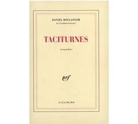 Daniel Boulanger – Taciturnes Retouches – Gallimard – Broché