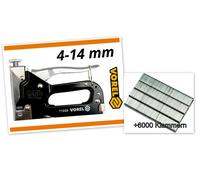 Tacker VOREL Ensemble De Tacker + 6000 Agrafes Clous Cloueur Agrafeuse