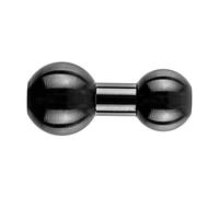 Adaptateur boule en aluminium de 20 mm vers boule de 17 mm. Idéal pour Garmin et autres appareils GPS.